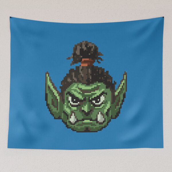 Item preview, Orc Pixel Head designed and sold by patricioguerra.