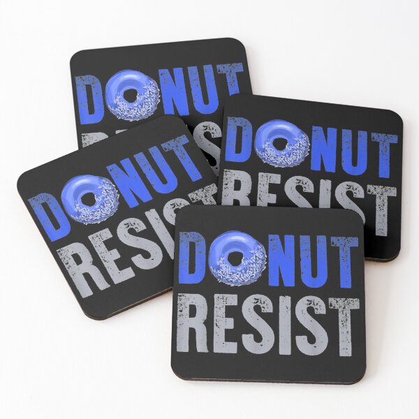 Aperçu de l'œuvre Officier de police Thin Blue Line Donut Resist Cadeau créée et vendue par anakinmelany.