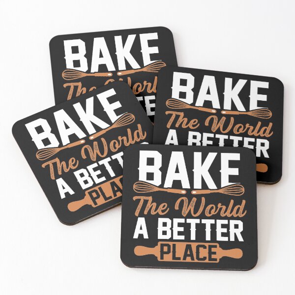Item preview, Bake the World a Better Place | Inspirational Baking designed and sold by Dancing Dolphin Crafts.