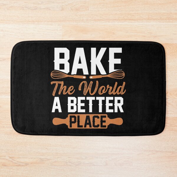 Item preview, Bake the World a Better Place | Inspirational Baking designed and sold by Dancing Dolphin Crafts.