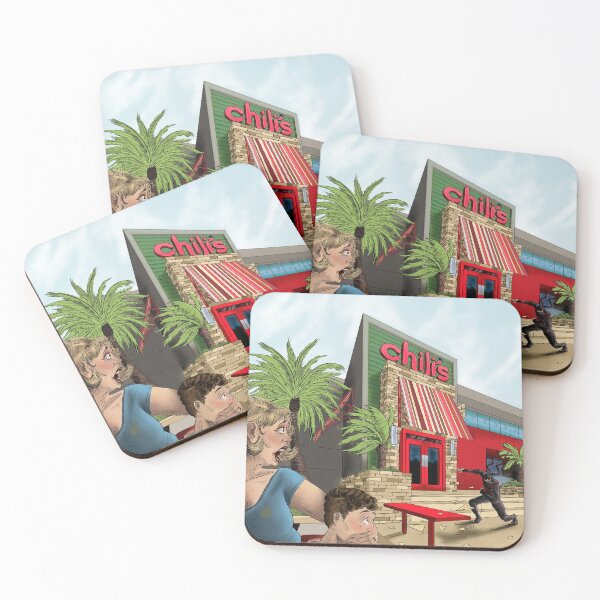 Item preview, Ninja Attack at the Chili's designed and sold by Squid-ink-art.