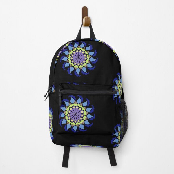 Item preview, Colourful floral mandala (blue) designed and sold by kkanchan.