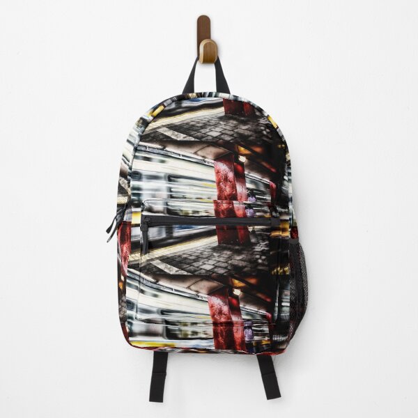 Item preview, Vibrant Moving Bus Blur within MBTA Train Station designed and sold by Stephen Orsillo.