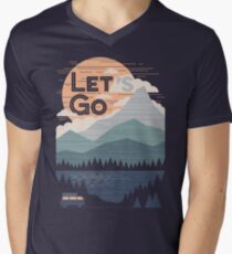 Let's Go Men's V-Neck T-Shirt