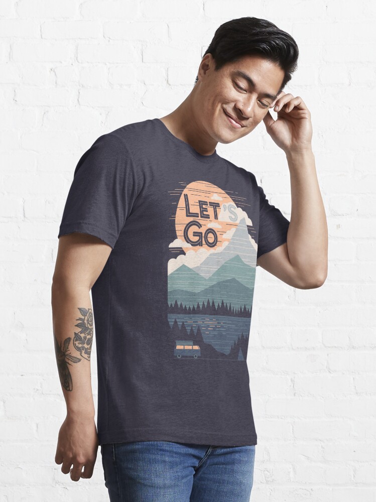 Alternate view of Let's Go Essential T-Shirt
