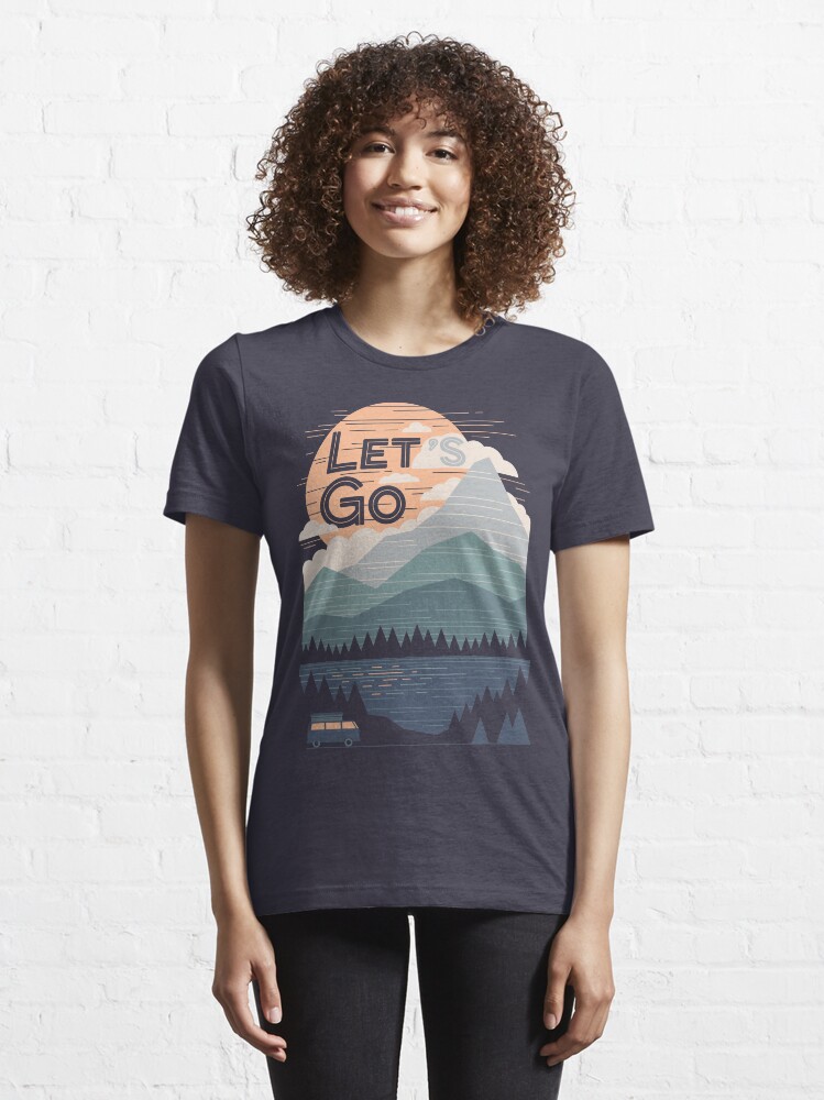 Alternate view of Let's Go Essential T-Shirt