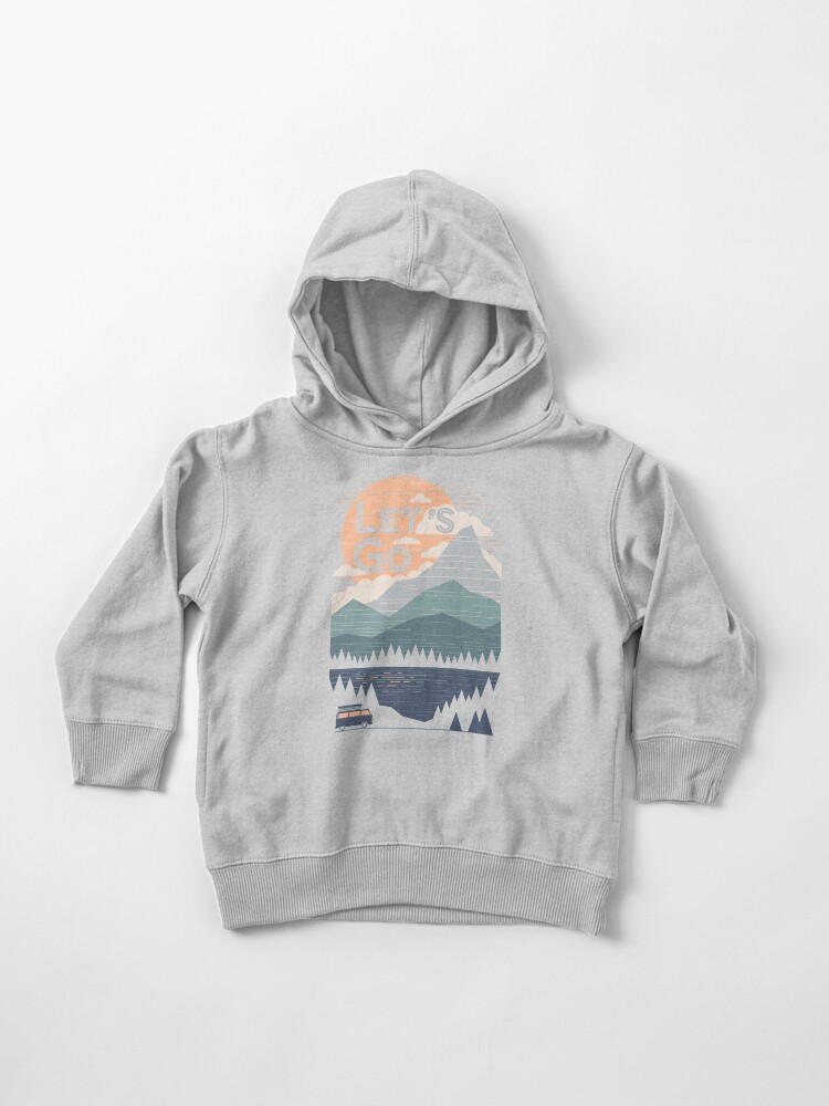 Thumbnail 1 of 5, Toddler Pullover Hoodie, Let's Go designed and sold by thepapercrane.