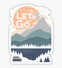 Let's Go Sticker