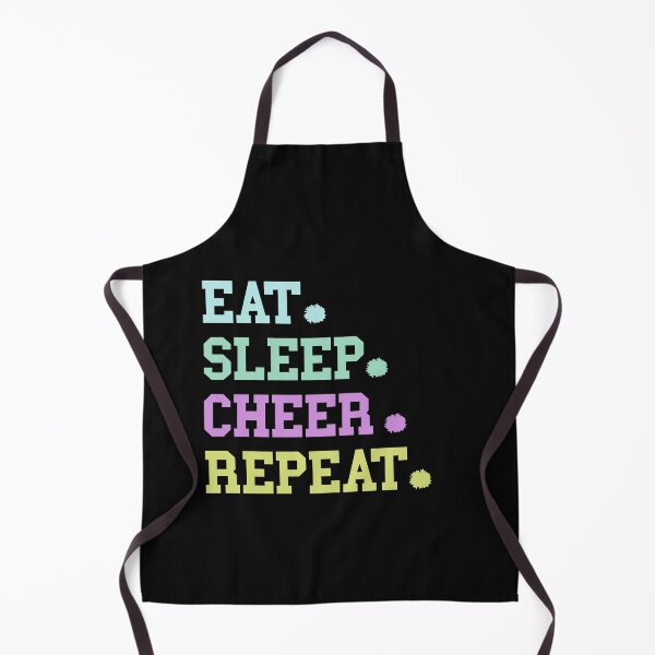 Item preview, Pastel Eat Sleep Cheer Repeat , Love Girls Gift, Cheerleader Squad designed and sold by CoolCreative.