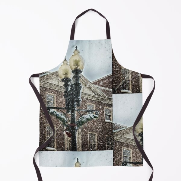 Item preview, Victorian Streetlights in Boston During Heavy Snowstorm at Christmas designed and sold by Stephen Orsillo.