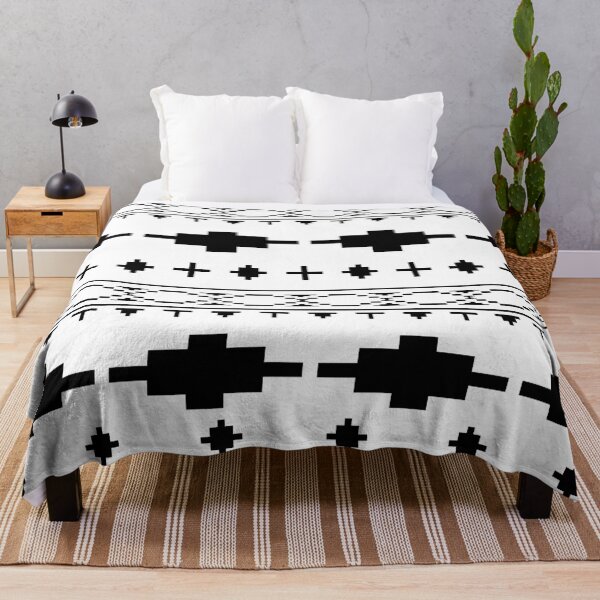 Artikelvorschau, Pixel Aztec Monochrom entworfen und verkauft von ArashiiGames.
