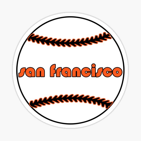 San Francisco Baseball Sticker for Sale by magicdecor