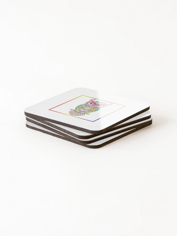 Thumbnail 4 of 5, Coasters (Set of 4), pin Phoenix Rising designed and sold by R889928a.