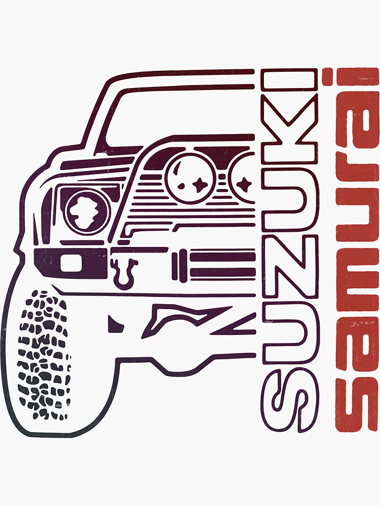 Suzuki Samurai Sticker for Sale by ZippyPelvis