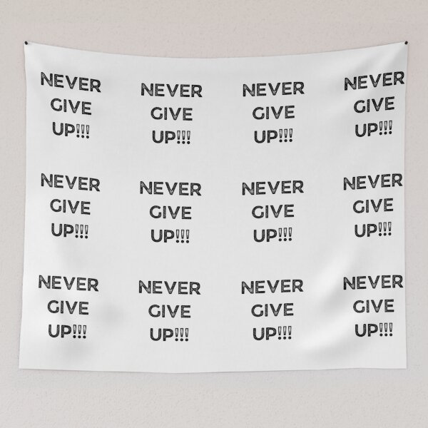 Item preview, GALATHI Never Give Up - Motivated designed and sold by Galathi Designs.