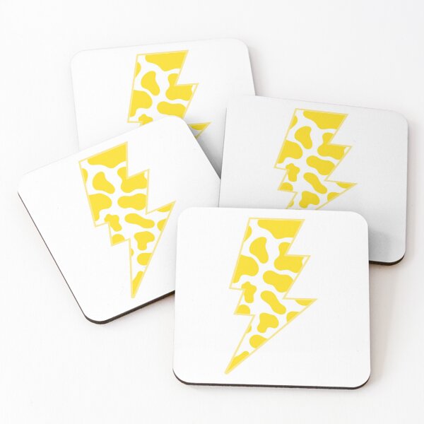 Item preview, yellow cow print heart  designed and sold by ArtByMal.