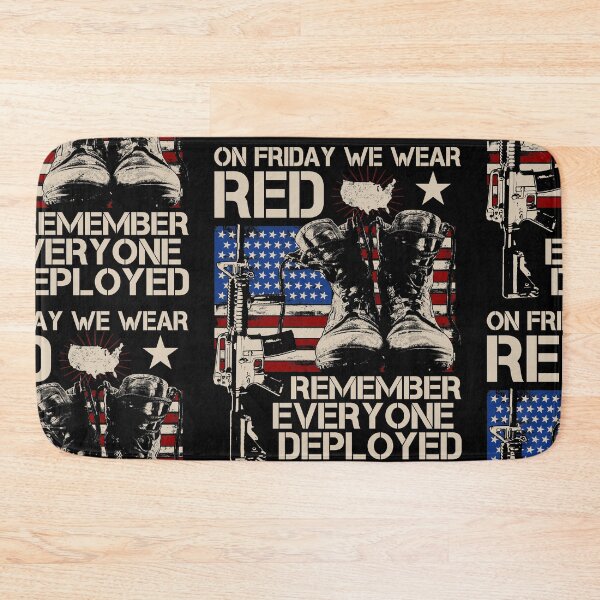 Item preview, On Friday We Wear Red Veteran designed and sold by ezps.