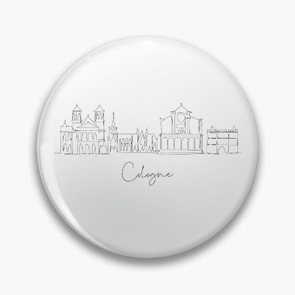 Item preview, Cologne City Skyline  designed and sold by SimpleLineDraw.
