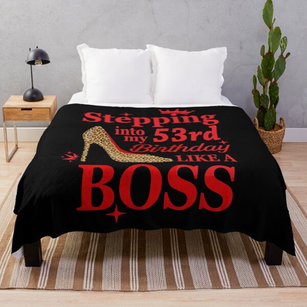 Item preview, Stepping into my 53rd birthday like a boss designed and sold by REApparelCo.
