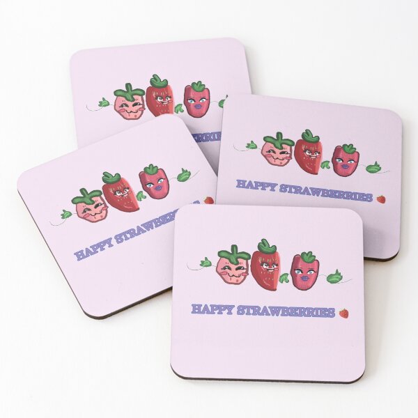 Item preview, Happy Strawberries designed and sold by QueenBubbleshop.