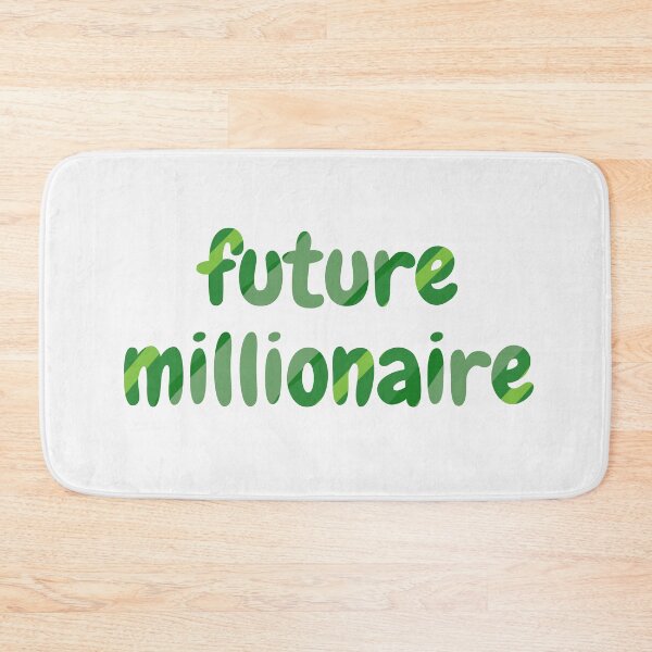 Item preview, future millionaire green (white) designed and sold by zav2001.