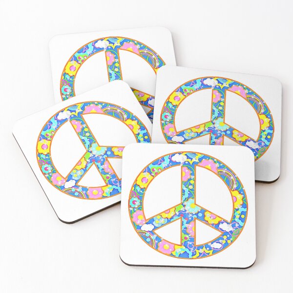 Item preview, flower neon peace sign designed and sold by ArtByMal.
