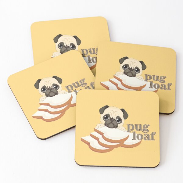 Item preview, Pug Loaf Flat Vector Illustration Version 1 designed and sold by socozora.