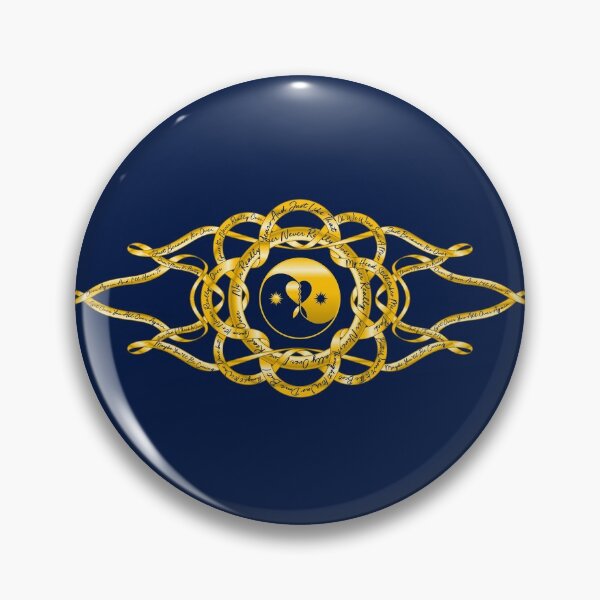 Item preview, Katy Perry Never Really Over Metallic Gold Symbol With Lyrics Blue Background designed and sold by cryaboutitnow.