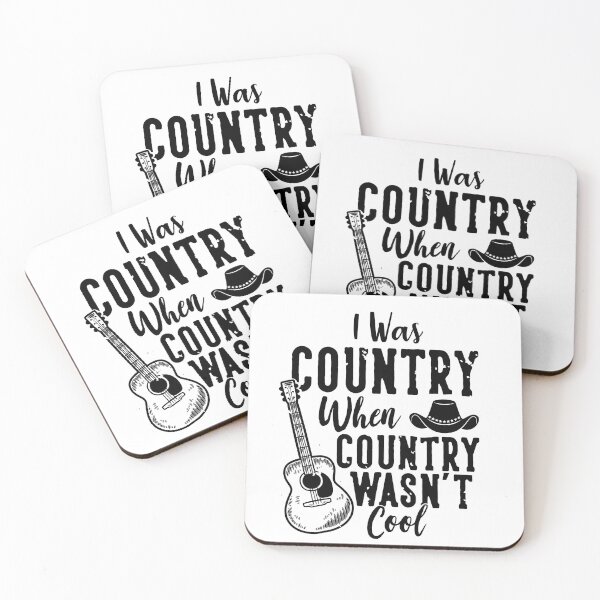 Item preview, I Was Country When Country Wasn't Cool - Southern Country Girl T Shirt designed and sold by ShirtTrendz.