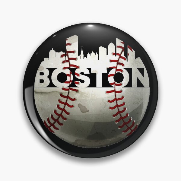 Artikelvorschau, Der angesagteste Boston Baseball Ball mit der Skyline von Boston entworfen und verkauft von Urosek.