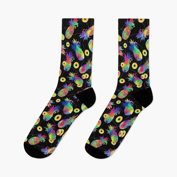 Item preview, Psychedelic Pineapples, Rainbow Pineapples designed and sold by Linda Maliuana.