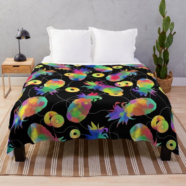 Item preview, Psychedelic Pineapples, Rainbow Pineapples designed and sold by Linda Maliuana.
