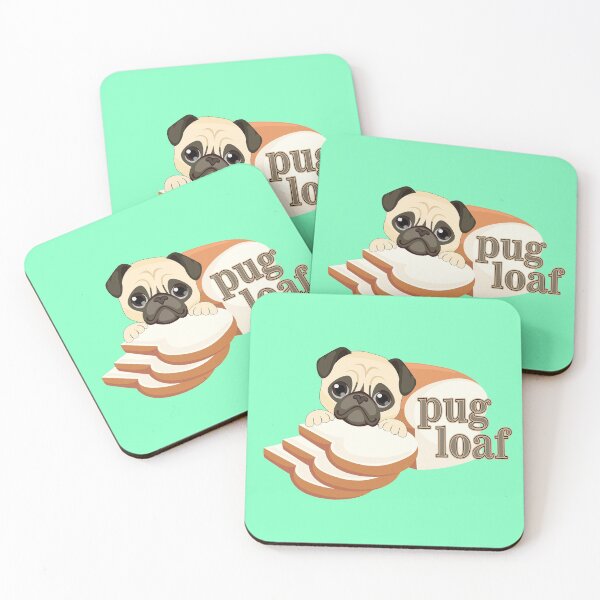 Item preview, Pug Loaf Flat Vector Illustration Version 2 designed and sold by socozora.