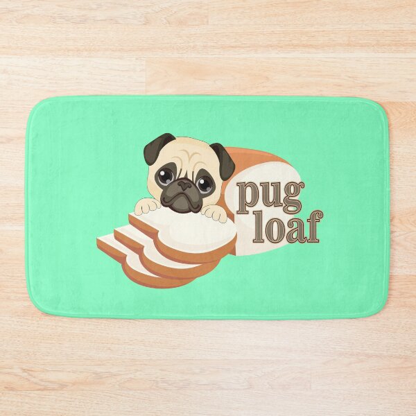 Item preview, Pug Loaf Flat Vector Illustration Version 2 designed and sold by socozora.