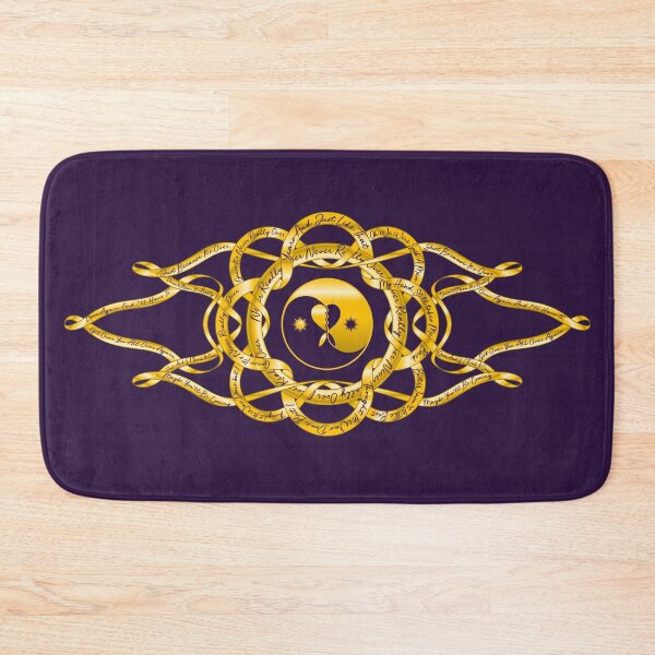 Item preview, Katy Perry Never Really Over Metallic Gold Symbol With Lyrics Purple Background designed and sold by cryaboutitnow.