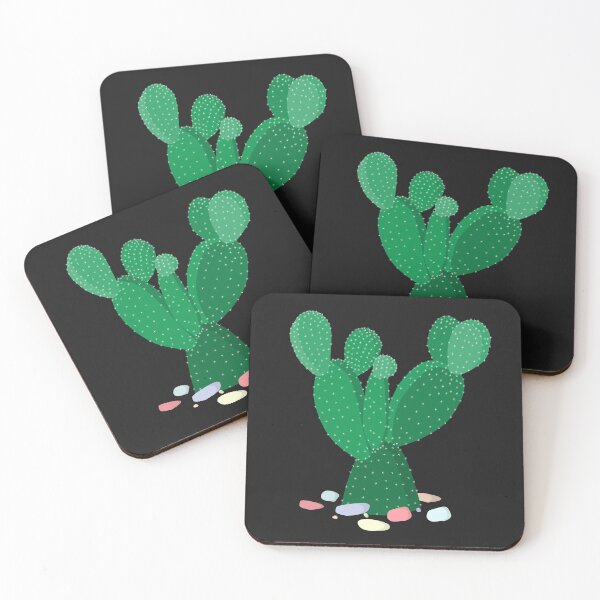Item preview, Bunny Ear Cactus (Opuntia Microdasys) With Sea Stones designed and sold by On-The-Roof.