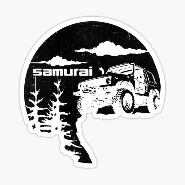 2 Kit de Pegatinas Etiqueta Stickers Todoterreno Suzuki Samurai Off Road 4X4
