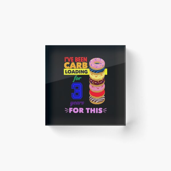 Item preview, I've Been Carb Loading for 3 Years Donuts Rainbow designed and sold by iheartsport.