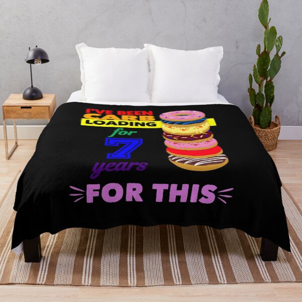 Item preview, I've Been Carb Loading for 7 Years Donuts Rainbow designed and sold by iheartsport.