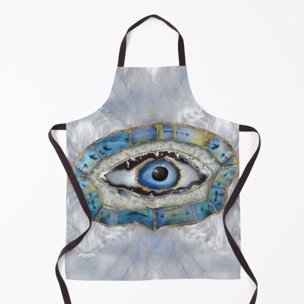 Item preview, Evil Eye Amulet Geodes and Crystals designed and sold by k9printart.
