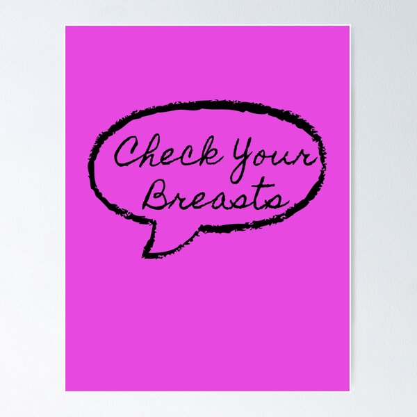 Item preview, Check your breasts - be breast aware designed and sold by Inspired2Live.