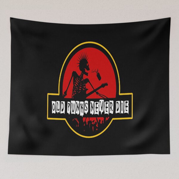 Item preview, Old Punks Never Die designed and sold by printhappy4you.