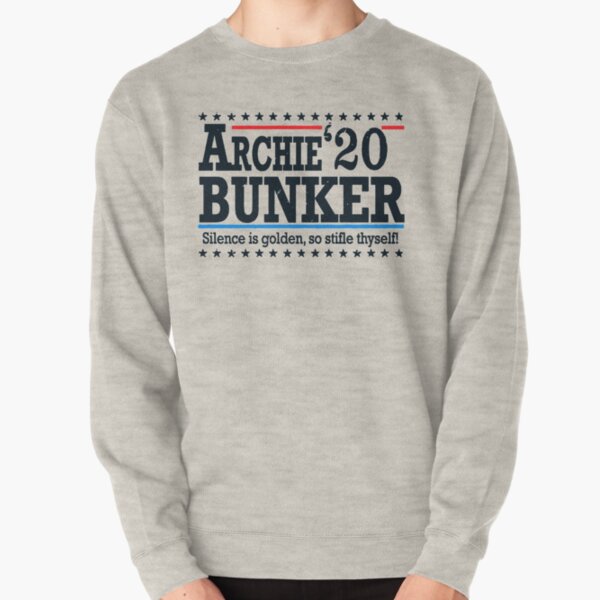 Archie 20 Bunker Silence is Golden so Stifle Thyself 2 Designer Pullover Sweatshirt