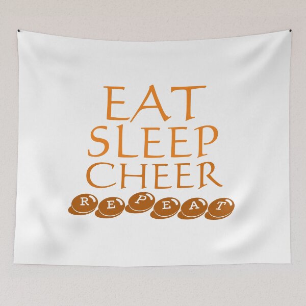 Item preview, Eat Sleep Cheer Repeat designed and sold by Gmaish.