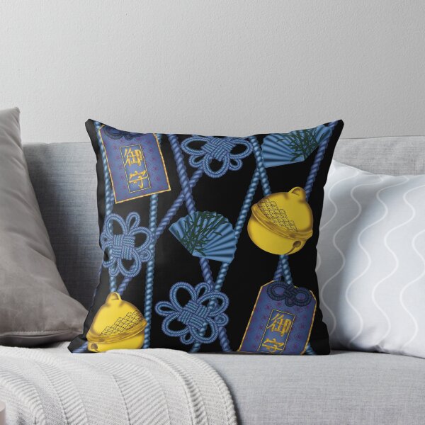Item preview, Blue & Purple Japanese Theme Charm Pattern  designed and sold by MissRebelArt.