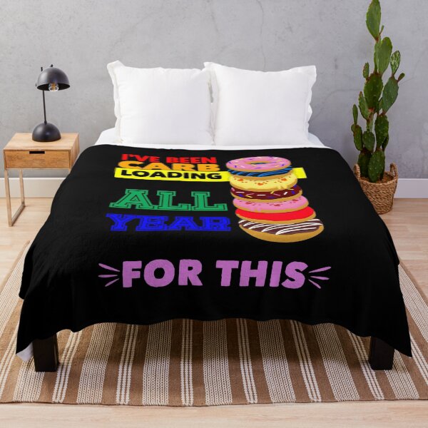 Item preview, I've Been Carb Loading All Year Donuts Rainbow designed and sold by iheartsport.