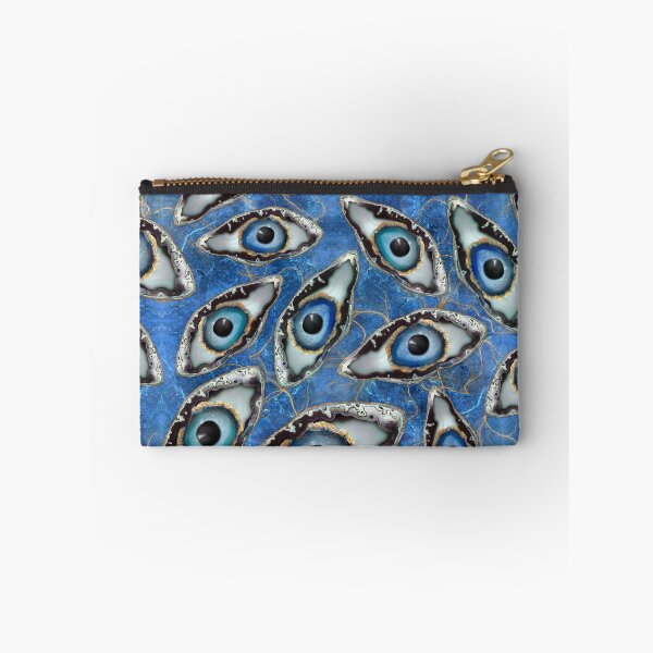 Item preview, Evil Eye Pattern Geodes and Crystals designed and sold by k9printart.
