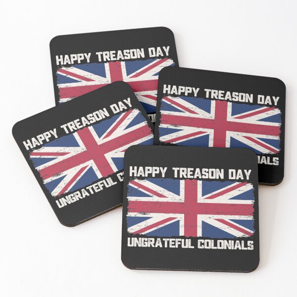 Item preview, Happy Treason Day Ungrateful Colonials British Flag 4th of July Funny designed and sold by alenaz.