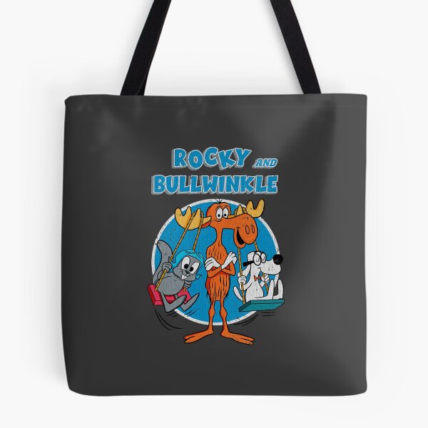 Artikelvorschau, Vintage Rocky und Bullwinkle T-Shirt entworfen und verkauft von underspell2014.