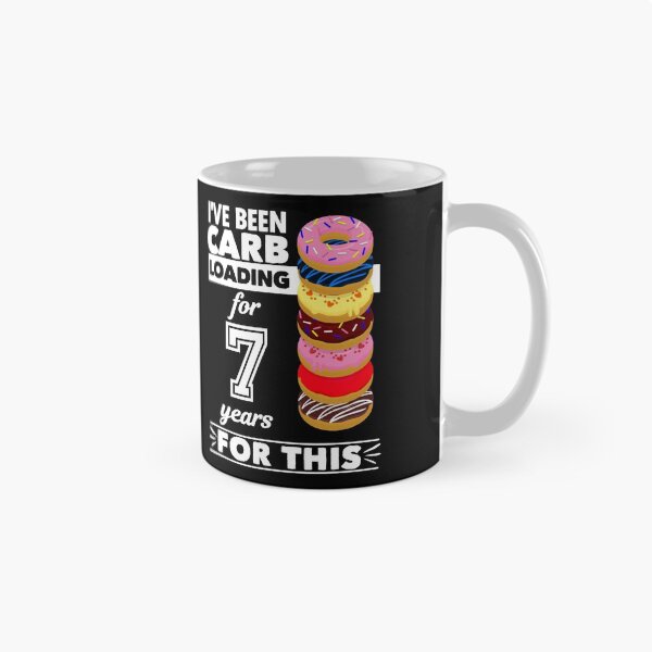 Item preview, I've Been Carb Loading for 7 Years Donuts White Text designed and sold by iheartsport.
